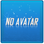 Красивый no_avatar в голубых тонах