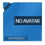 Красивый no_avatar выполнен в синих тонах, от сайта vecktron.clan.su